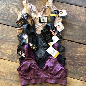Bali comfort flex wire free Bras lot of 7